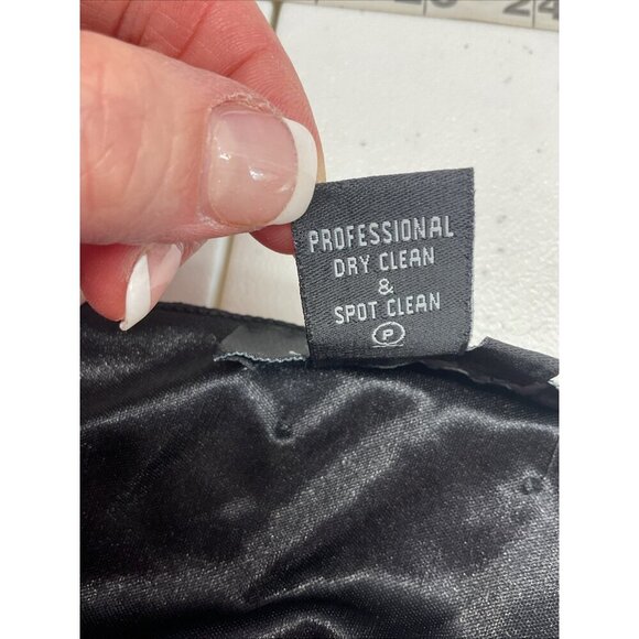 JKARA Beaded sequined Black Short flutter Sleeve midi Party Dress size 14 formal - Picture 9 of 13